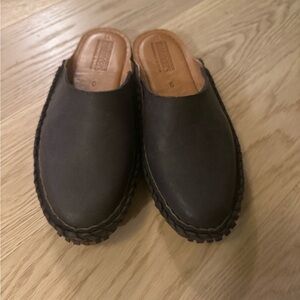 Brown Leather Flats